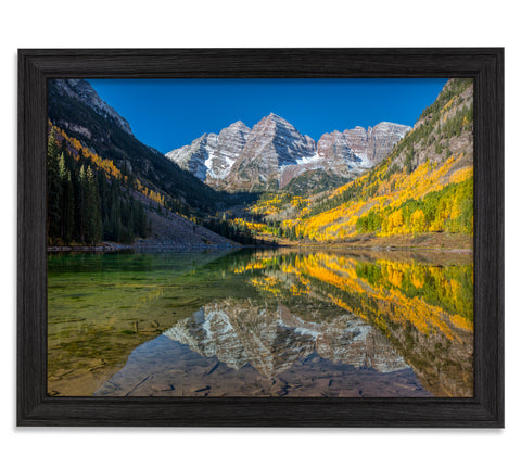 Maroon Bells - 21x28 Restoration Black Oak