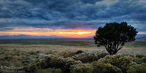 sunset near the great sand dunes national park