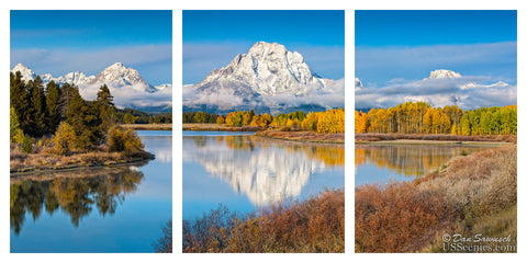 Oxbow Morning Triptych