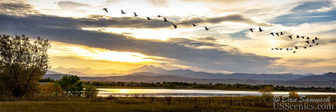 Sunset Flight 3x1